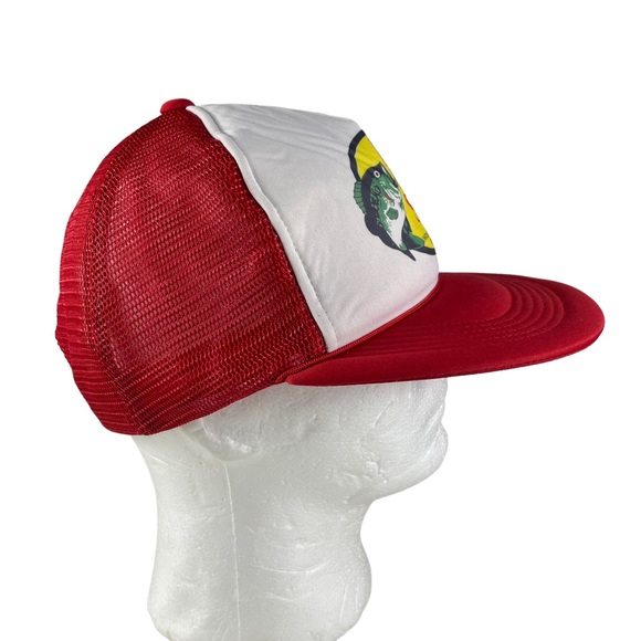 1990s Bass Pro Shop Headquarters Springfield Missouri Snap Back Trucker Cap Hat - Picture 6 of 11